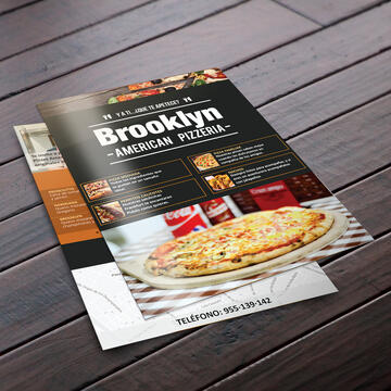 Brooklyn Pizzeria Flyer