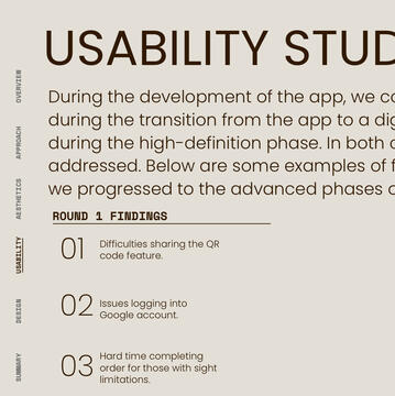 Atelier Caffe Usability Study